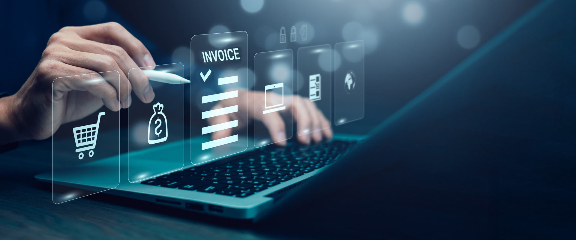 Receive digital invoice with rates and 2.5% fee. Pay via bank transfer and wait for confirmation